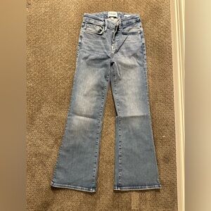 Frame Le One Crop Mini Boot cut Jeans. Size 0. Never worn